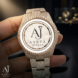 Reloj Mecánico Automático de Alta Calidad, Resistente al Agua, con Esfera Plateada, Correa de Acero Inoxidable, Incrustaciones de Cristal, Estilo Joyería - Product Image 1