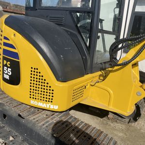 Excavatrice hydraulique sur chenilles Komatsu PC55mr d'occasion PC130/200/300 en bon état pour une utilisation à la ferme - Product Image 4