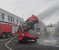 Robot Pemadam Kebakaran Beroda Rantai Bertenaga Diesel RXR-YM100000D dengan Pengeluaran Asap 100000m, Meriam Air 80L/S, dan Kontrol Jarak Jauh 1000M