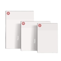 Notes autocollantes transparentes notes de papeterie pour étudiants notes autocollantes imperméables de bureau