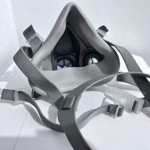 Masker <span class=keywords><strong>Respirator</strong></span> Gas Anti partikulat, perlindungan pernapasan pribadi 6200 tahan debu tambang batu bara - Product Image 5