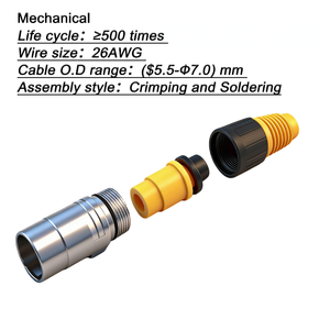 Câble Ethercon CAT6A blindé haute performance 24AWG 26AWG <span class=keywords><strong>RJ45</strong></span> pour concerts, série Cnlinko YT, <span class=keywords><strong>prise</strong></span> IP67 sécurisée - Product Image 5