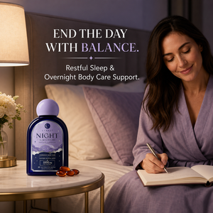 Capsules de soutien bien-être nocturne 1000mg 60 gélules Formule végétale naturelle pour un sommeil réparateur Supplément de soin corporel de nuit - Product Image 5