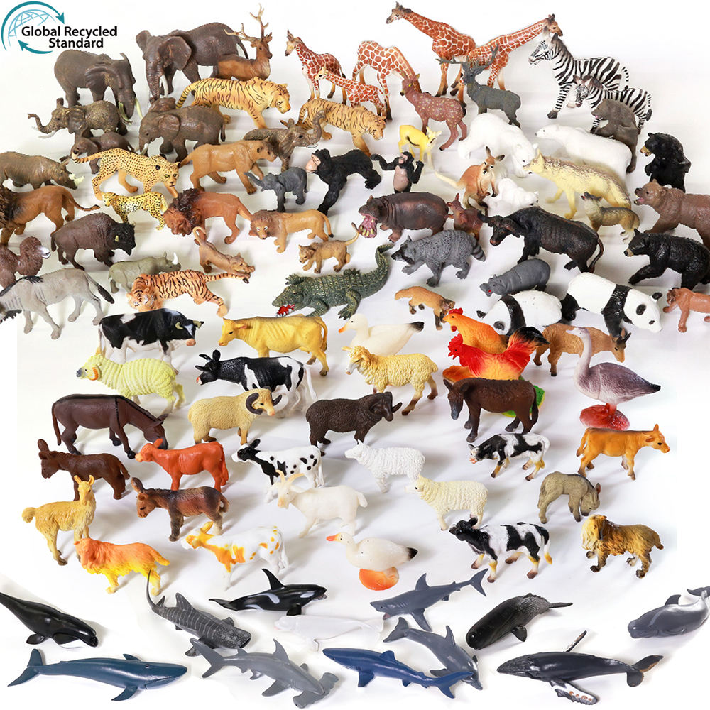 Wholesale Plastic Wild Animal Model Solid Construction, Ideal