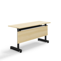Mesa de Reuniones Plegable de Metal Moderna y Personalizable para Sala de Conferencias, Hotel, Hospital, Escritorio de Capacitación al por Mayor, Muebles de Oficina