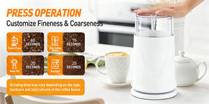 <span class=keywords><strong>Molinillo</strong></span> <span class=keywords><strong>de</strong></span> <span class=keywords><strong>Café</strong></span> Eléctrico Automático con Cuchillas <span class=keywords><strong>de</strong></span> Acero Inoxidable, Carcasa <span class=keywords><strong>de</strong></span> Plástico, 200W, Funcionamiento en Francés, para Uso Doméstico - Product Image 6