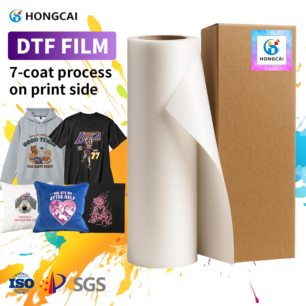 DTF Transfer Film Double-Sided Matte Finish PET Transfer Paper Direct to Film Transfer Paper for T-Shirt