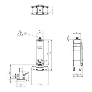Têtes <span class=keywords><strong>de</strong></span> lecture EUCHNER d'origine neuves CET-AX CET1-AX-LRA-00-50X-SA Têtes <span class=keywords><strong>de</strong></span> lecture codées par transpondeur avec évaluation externe PLC - Product Image 4