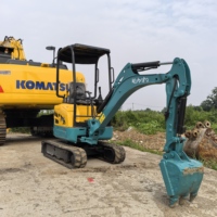 Excavatrice Kubota U17 d'occasion, mini-excavatrice Kubota d'occasion, excavatrices Kubota d'occasion pour travaux de jardinage, d'ingénierie municipale, de construction urbaine et routière