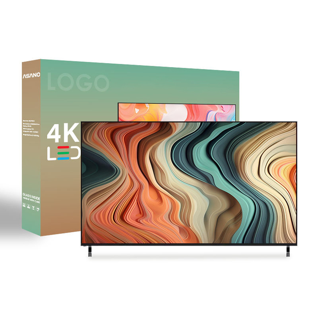 32-75 Inch Super Thin Frame 4K Uhd Mini Led Tv Metal Base 65 Inch Smart Tv With Voice Control