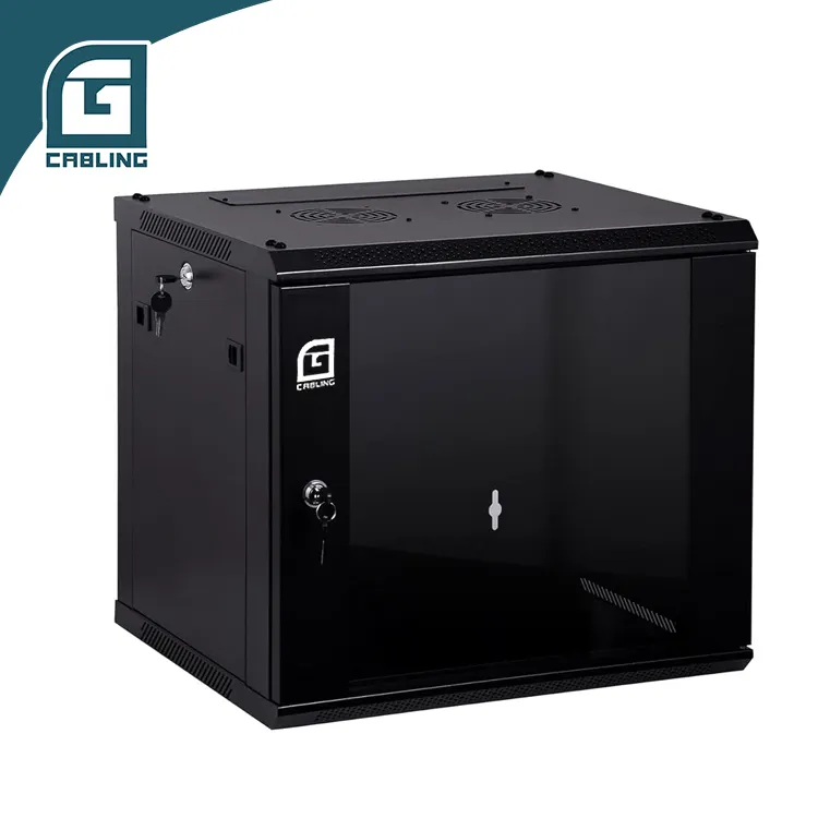 Gcabling Internet cabinet 6U 9U 12U 15U 18U 19 pollici rack cabinet 19 "rack armadio di rete dati a parete fai da te