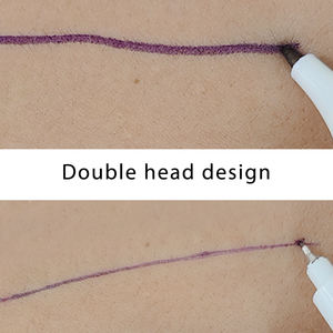 Caneta Marcadora de Tatuagem de Sobrancelha KHY 0.5mm 1mm com Régua de Medição, Conjunto de Ferramentas de Posicionamento para Microblading, Marcador Cirúrgico Profissional para Pele - Product Image 4