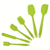 Ensemble de spatules en silicone antiadhésives 6-8 pièces, écologiques, compatibles lave-vaisselle, outils de cuisson et de pâtisserie, accessoires de cuisine, spatule personnalisée