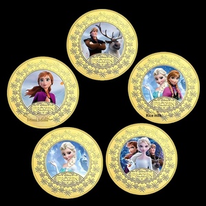 Moneda Conmemorativa Coleccionable de Anime y Dibujos Animados de Frozen, Regalo para Niños y Niñas - Bodas y Cumpleaños - Product Image 1