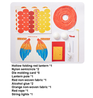 Lampe Dragon en Papier Faite Main DIY avec Lumières LED, Thème Festival Chinois, Jouet Éducatif pour Enfants de 5 à 7 Ans