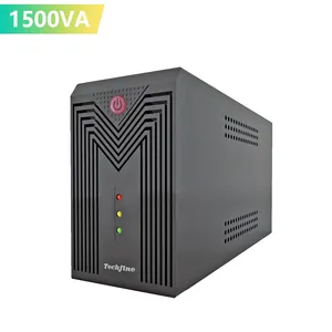 Offline Up 1500VA 900W untuk Sistem Catu Daya dan Baterai Cadangan Rak Up Gelombang Sinus Murni Uninterruptible Power Supplier