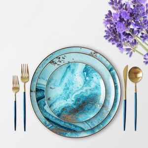 Restaurant Porcelain Dinner Plate Decorative Bone China Charger Plate <b>Dinnerware</b> Dish Plates Sets - Product Image 6