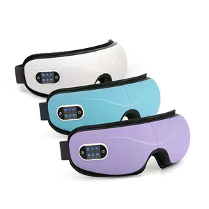 Gafas led de masaje para ojos, auriculares inalámbricos, multifunción, masajeador ocular