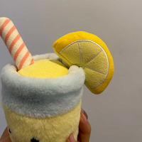 JellyCat Nouveauté Été : Peluche Mignonne Thème Boissons (Limonade, Noix de Coco, Soda Glacé au Citron)