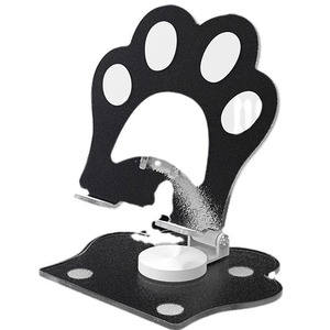 Transparent Cat Paw Phone Holder Acrylic Adjustable <b>Tablet</b> <b>Stand</b> For Desk Student Dormitory Use - Product Image 5