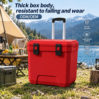 Glacière à roulettes rigide avec isolation haute densité pour la plage, les voyages et le camping – Fournisseur en gros