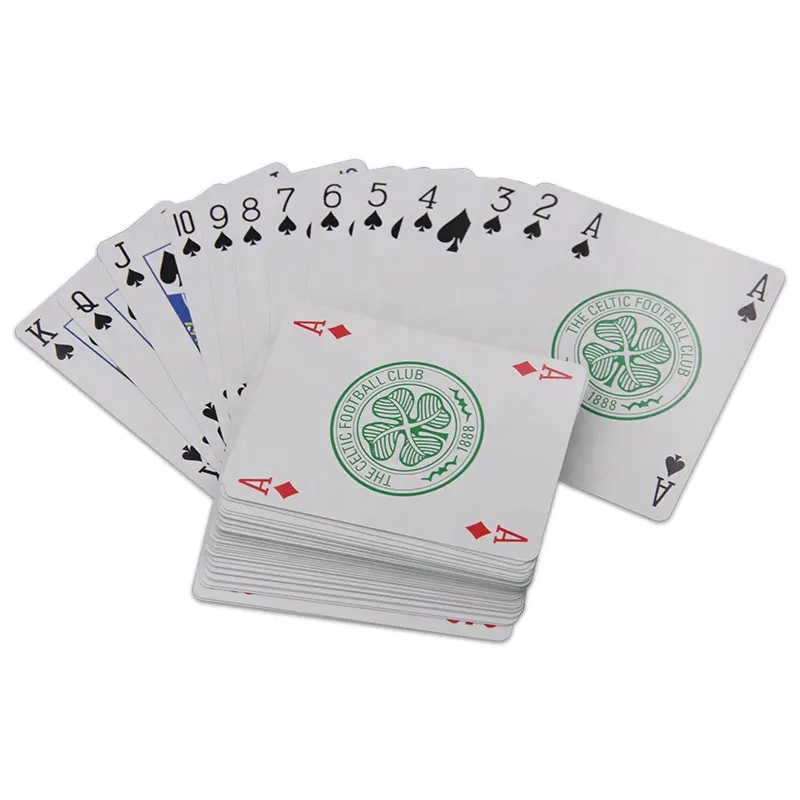Card Cards High Quality Manufacturer Paper Custom Blank And Green Poker Playing Cards With Logo