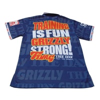 Maillots de moto respirants de haute qualité personnalisés à sublimation complète Pit Crew Polo Style Auto Racing Shirts