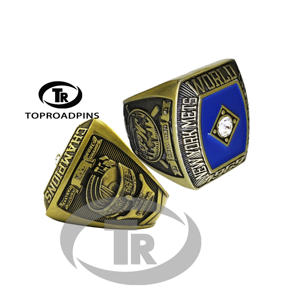 全鋼レーザー彫刻スポーツブラックパープルチャンピオンシップリング - Product Image 5