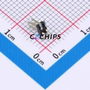 PZ1.27-US2S-2A Pin Header SMD,P=1.27mm Connector ( Pin Structure: 2x2P )( Pitch: 1.27mm )( Row Spacing: 1.27mm ) - Product Image 2