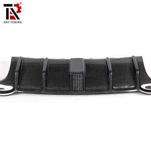 Diffusore Posteriore in Fibra di Carbonio con Luce LED per Audi <span class=keywords><strong>A3</strong></span> S3 8V LCI, Kit di Conversione Paraurti Posteriore per Carrozzeria Berlina - Product Image 4