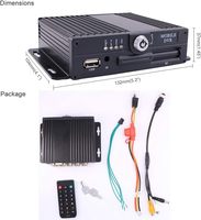 ODM/OEM 4 canaux 1080P Mobile Vehicle Truck DVR et 7 "IPS HD Monitor pour Fleet Truck Van Bus