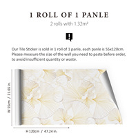 Nouvelles rouleaux de papier peint 3D auto-adhésifs imprimables en PVC imperméable amovible pour décoration murale florale – Vente en gros