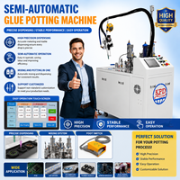 Máquina Dispensadora Manual Semiautomática de Resina Epoxi y Silicona de 2 Componentes (AB) para Encapsulado, Venta Directa de Fábrica al Por Mayor