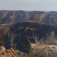 Support de montage de panneau solaire étanche, structure de montage PV, solution personnalisée pour les projets d'énergie solaire