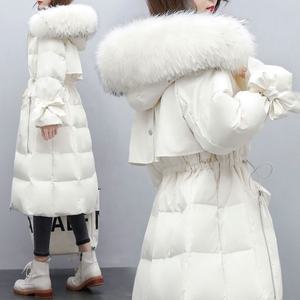 Excellente qualité femmes hiver long manteau doudoune femmes avec col en fourrure vêtements amples vêtements d'extérieur hiver pour femme - Product Image 2