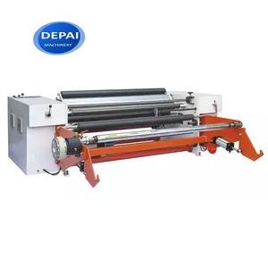 1100 Non Woven Slitting And Rewinding Machine polyester fabric double roll slitting machine