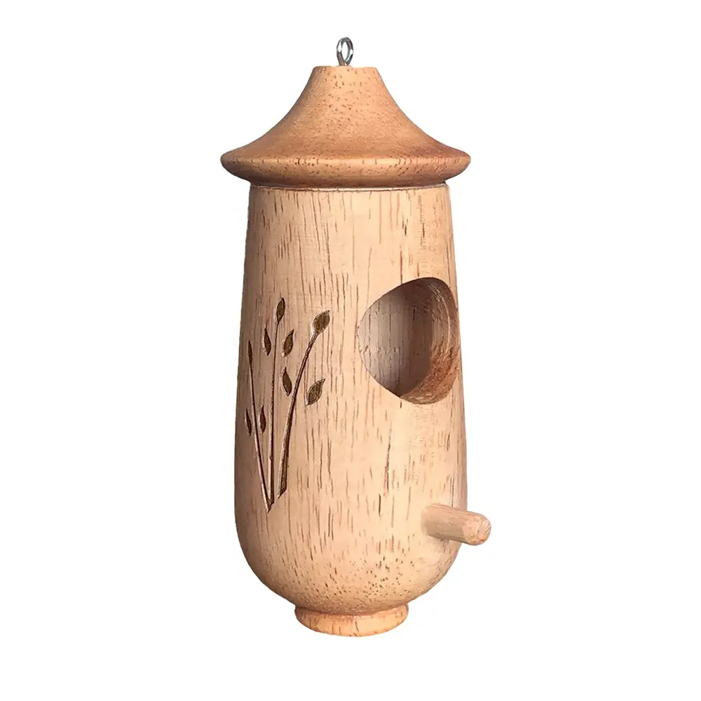 Casa de colibrí de madera de nogal, venta al por mayor