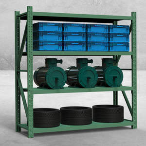 Étagères de stockage industrielles en acier YZ, de capacité moyenne, mobiles, multifonctionnelles, à plusieurs niveaux, réglables en hauteur pour entrepôt - Product Image 4