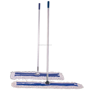 Fregona plana de empuje de polvo de 40/60/80/90/110cm, cubierta mágica de microfibra, hilo de algodón, <span class=keywords><strong>Pinto</strong></span> para centro comercial, metro, Hospital, Hotel - Product Image 1
