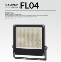 Projecteur LED monomodule noir à haute luminosité, compatible SmartThings, éclairage public réglable, indice de protection IP66