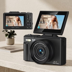 75MP 5K Ultra HD Digital <b>Camera</b> AF Autofocus 18X WiFi APP Control Webcam Function 3.0" Screen DC1808 18X Digital 1)5K Ultra - Product Image 1
