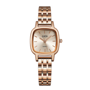 Reloj de cuarzo de acero estilo estudiantil, resistente al agua, para mujer, venta al por mayor - Product Image 2