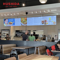Pantalla Digital LCD 4K HD con SDK para Menús, para Restaurantes, Ascensores, Centros Comerciales, Señalización, Educación, Uso en Interiores, Montada en el Techo