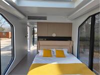 YAOQING Moducube Maison Capsule Mobile de Luxe, Maison Modulaire Préfabriquée, Mini-Bungalow avec Cuisine et Salle de Bain Complètes