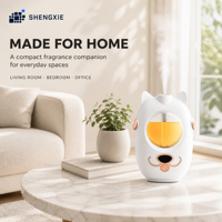 Nébuliseur d'huiles essentielles avec lumière d'ambiance, compte à rebours numérique, compact, de table, pour la méditation et le bien-être, importateur