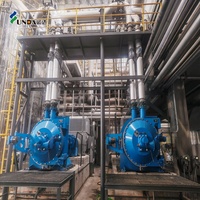 Mesin Penghalus Pulp Kertas Yunda Double Disc Refiner Material SS304 Konsistensi Rendah, Rotor Stator Plate 380V 2500 L/menit