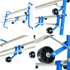 Dispensador de Papel y Película de Enmascarar Metálico para Montar en la Pared con Cortadores Dentados Dobles para Pintura de Garajes y Automóviles - Product Image 6