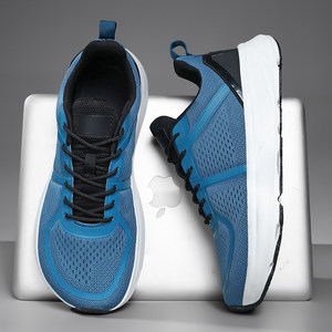 Zapatillas de correr para hombre, ligeras, transpirables, de malla, antideslizantes, con absorción de impactos, zapatillas deportivas para exteriores, verano - Product Image 1