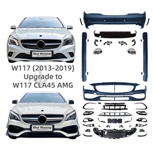 Direct Fitment CLA45 AMG Style Facelift Body Kit for Mercedes benz <strong>CLA</strong> Class W117 2013-2019 <strong>Bodykit</strong> Include Front Rear Bumper - Product Image 1