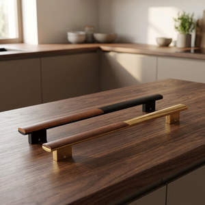 Modern Stainless Steel Cabinet Bar Handles <b>Drawer</b> <b>Pulls</b> for Wardrobe Bathroom Kitchen-Minimalist Design Easy Installation - Product Image 4
